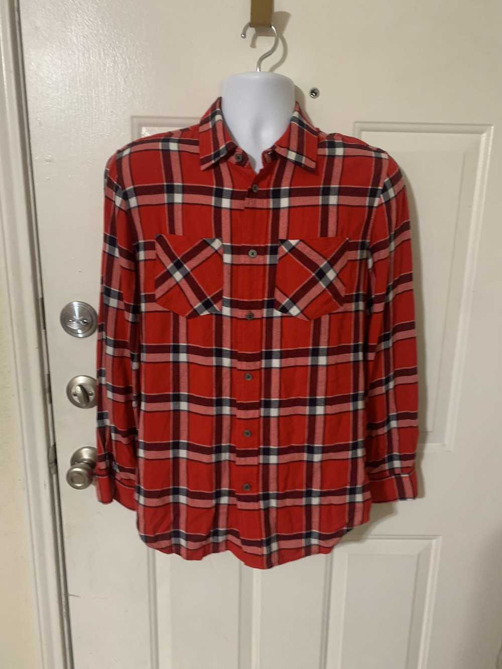 Marc By Marc Jacobs Plaid Flannel 2 Pocket button… - image 1