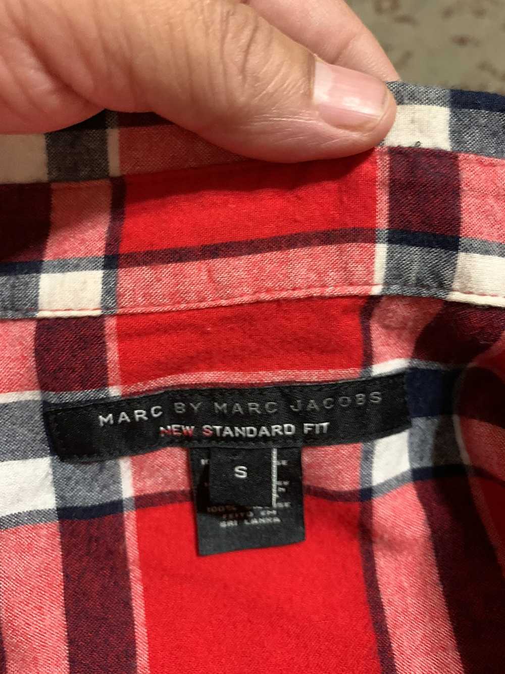 Marc By Marc Jacobs Plaid Flannel 2 Pocket button… - image 5