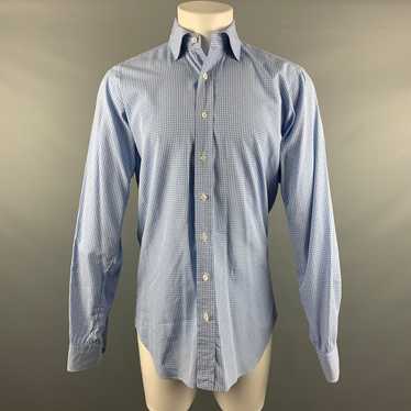 Hamilton Blue White Checkered Long Sleeve Shirt - image 1