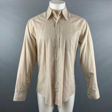 Paul Smith Brown White Stripe Cotton Long Sleeve … - image 1