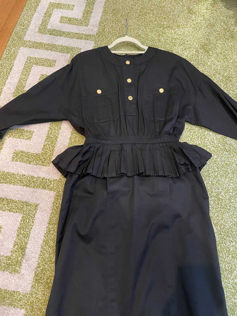 Chanel Black Cotton Dress (Size 4) - image 3