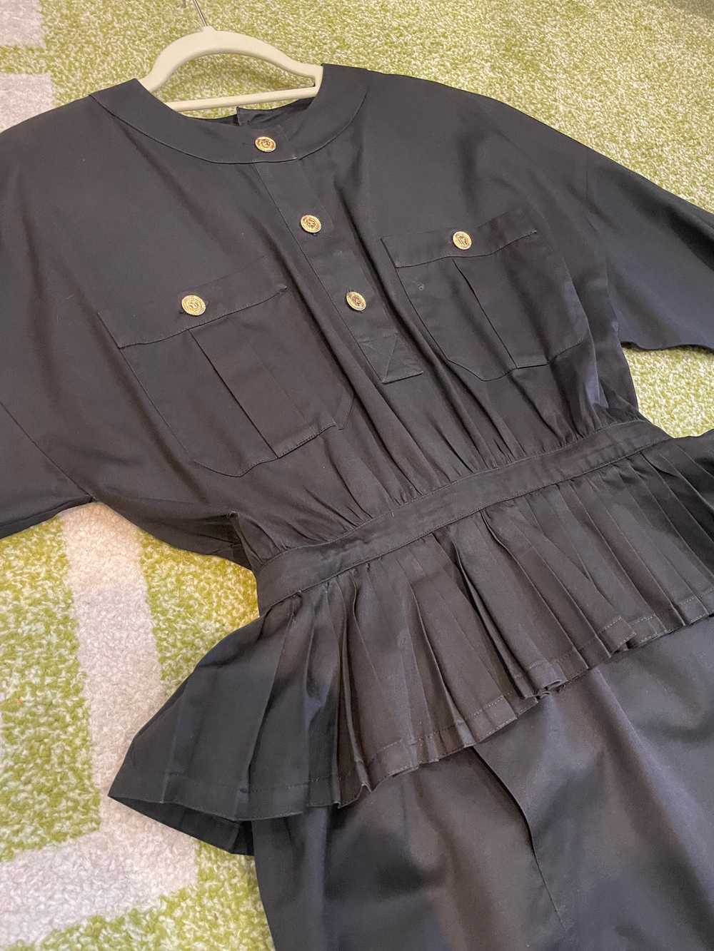 Chanel Black Cotton Dress (Size 4) - image 9