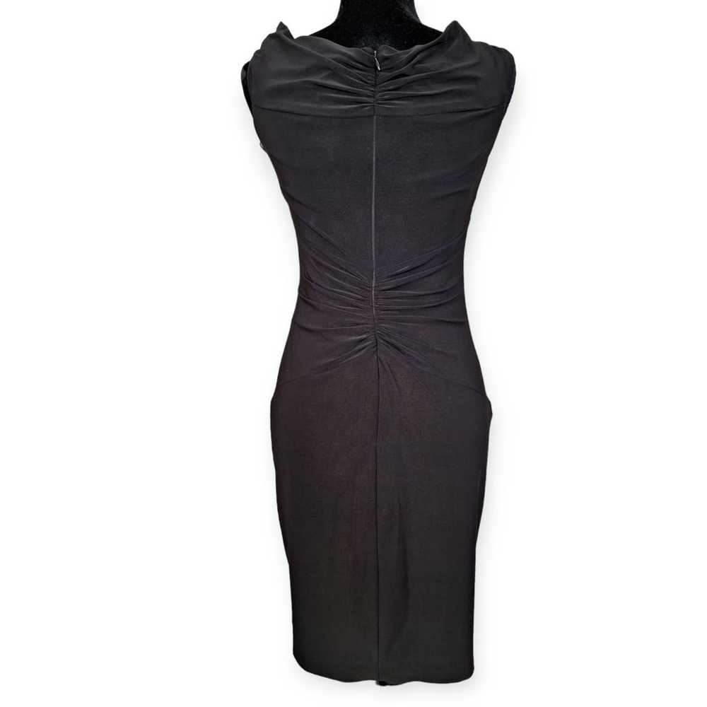 Y2K Cache Black Ruched Dress Women's Size Small - image 2