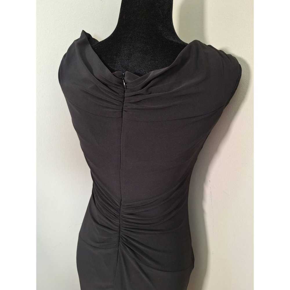 Y2K Cache Black Ruched Dress Women's Size Small - image 4