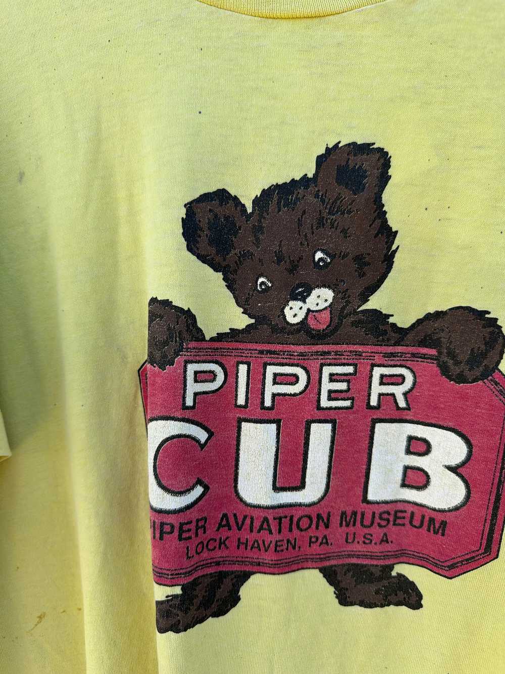 Piper Cub Aviation Museum T-shirt - as is - image 2