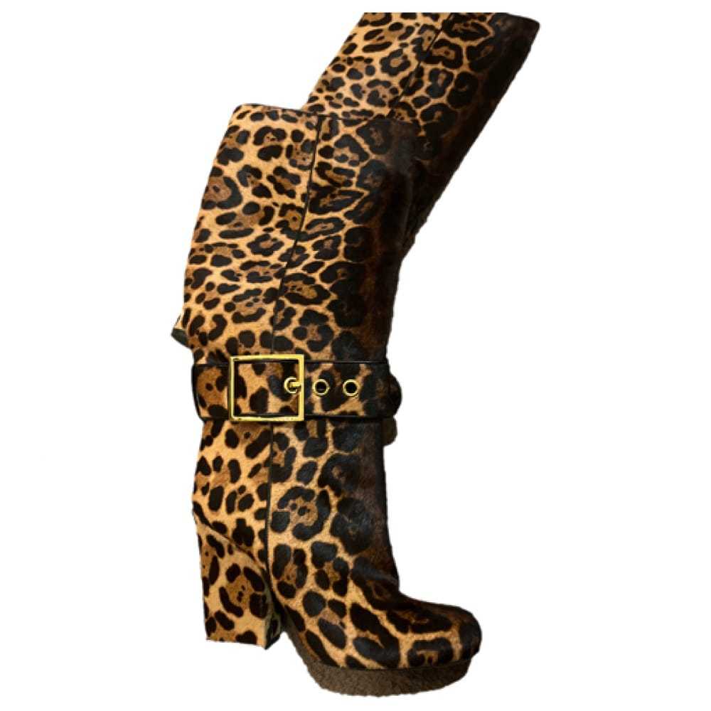 Gucci Pony-style calfskin boots - image 1