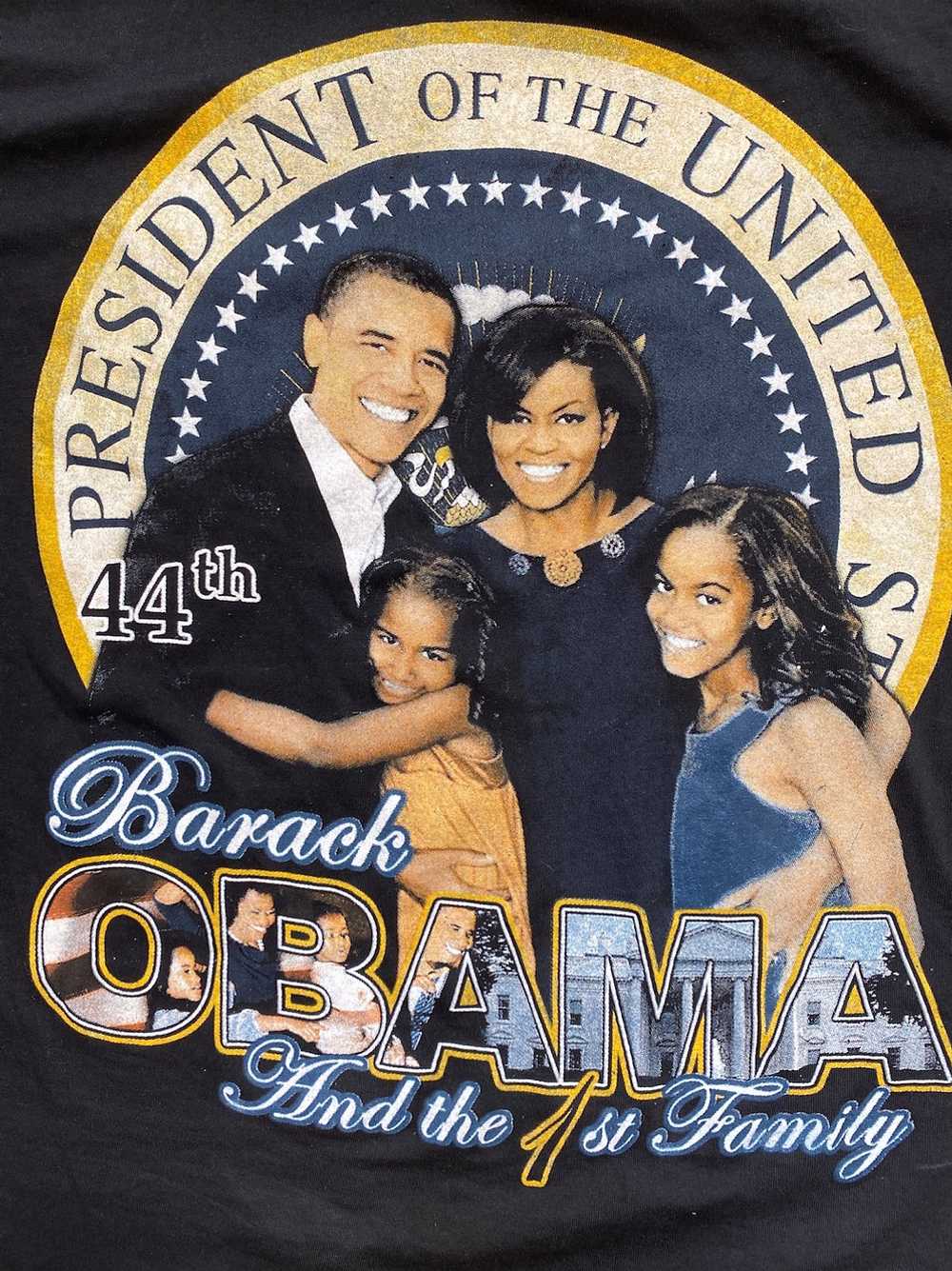Barack Obama and the 1st Family Rap Tee Style Tsh… - image 3