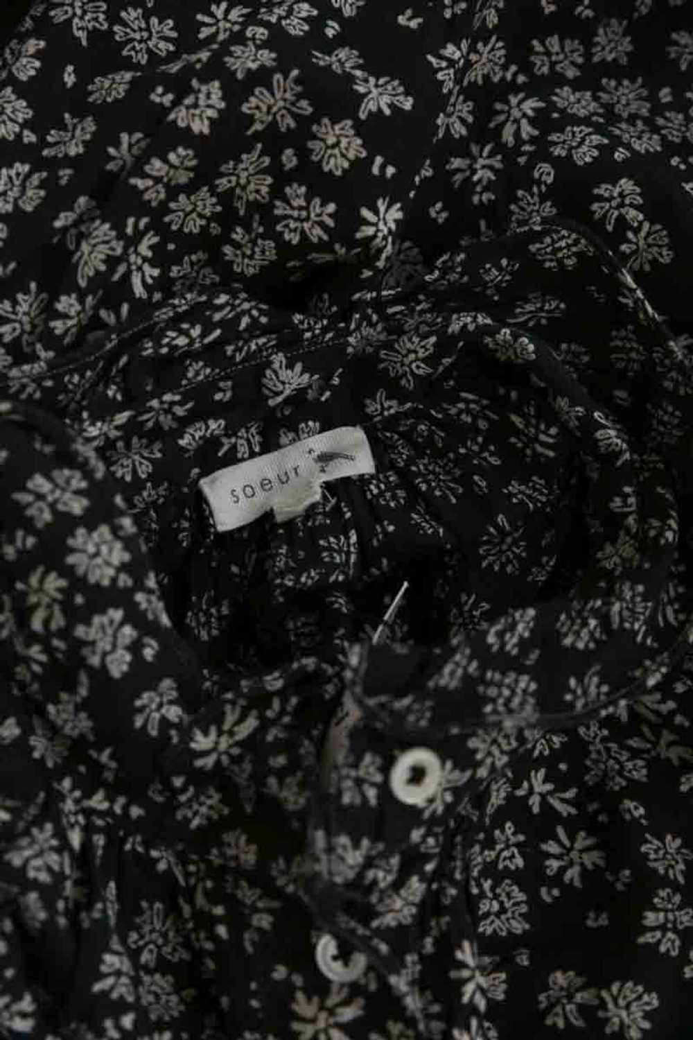 Circular Clothing Chemise en coton Soeur noir. Ta… - image 5