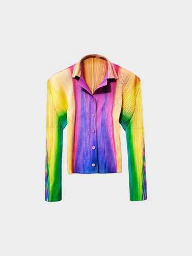 Issey Miyake 1997 Pleats Please Rainbow Shirt