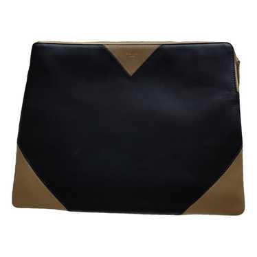 Celine Triangle leather clutch bag - image 1