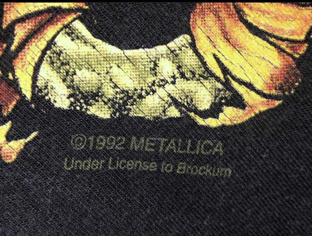 Metallica × Rock Tees × Vintage 1992 Metallica “W… - image 2