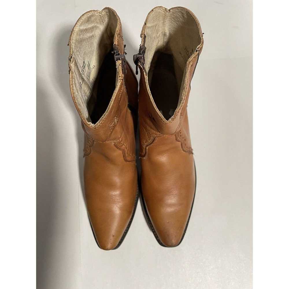 Durango Durango Tan Leather Shorty Western Boots … - image 10