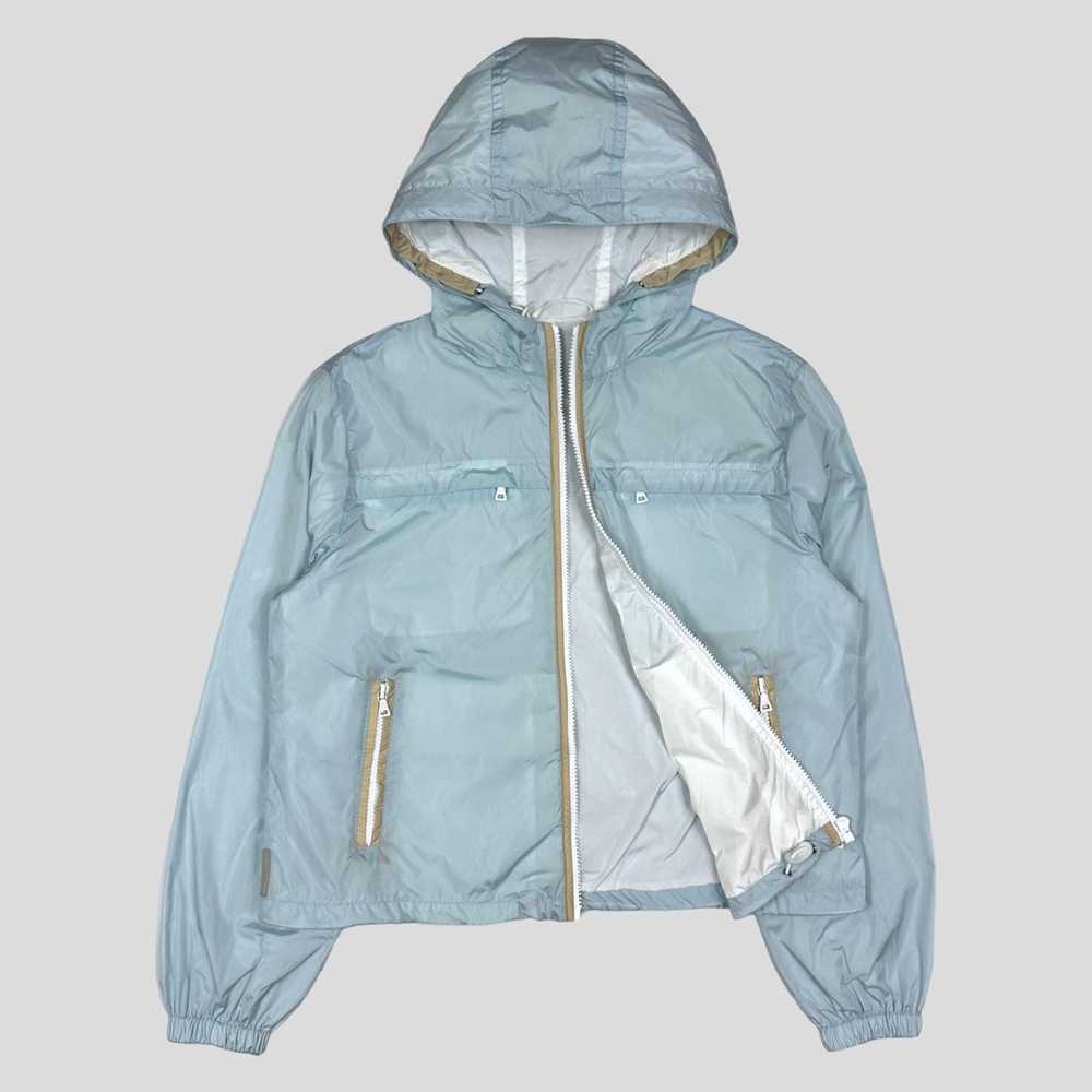 Prada Prada Sport 2009 Baby Blue Cropped Nylon Ja… - image 1