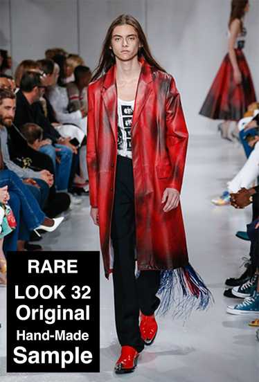 Calvin Klein 205W39NYC × Raf Simons Leather Coat … - image 1
