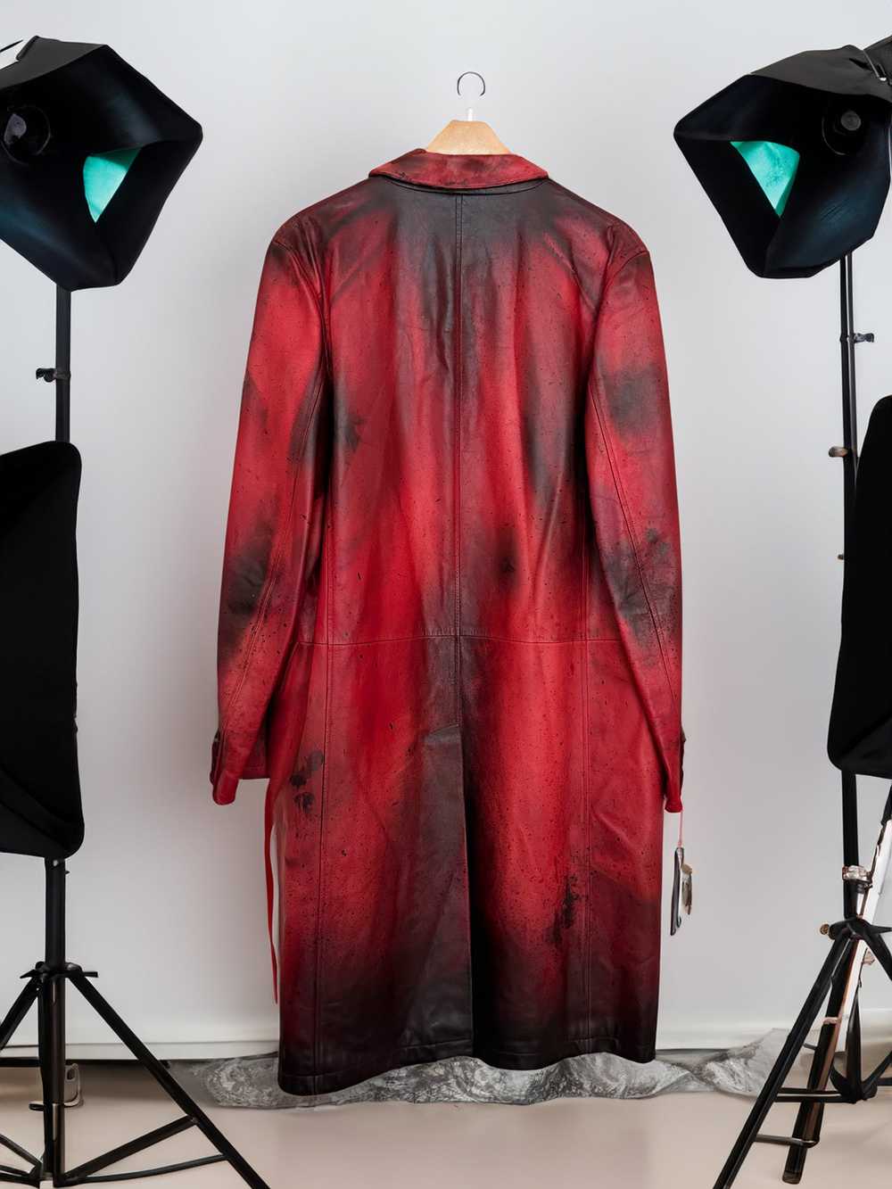 Calvin Klein 205W39NYC × Raf Simons Leather Coat … - image 4