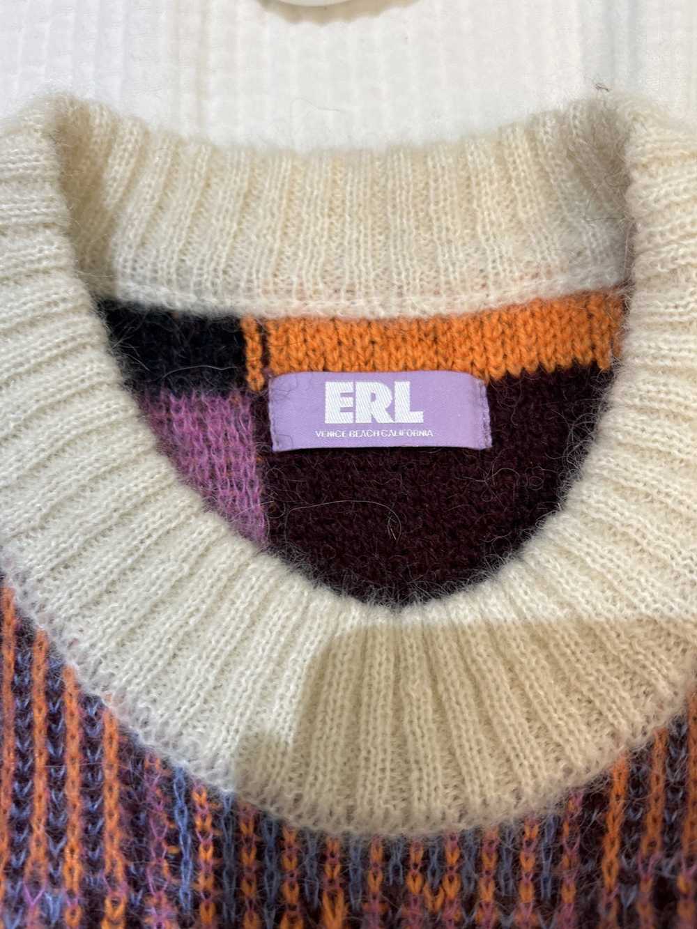 ERL ERL Reversible Multicolor Alpaca & Mohair Swe… - image 4