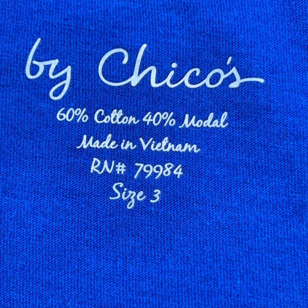 Chicos Chicos Womens Size 3 US 16 XL Tank Blue Se… - image 11