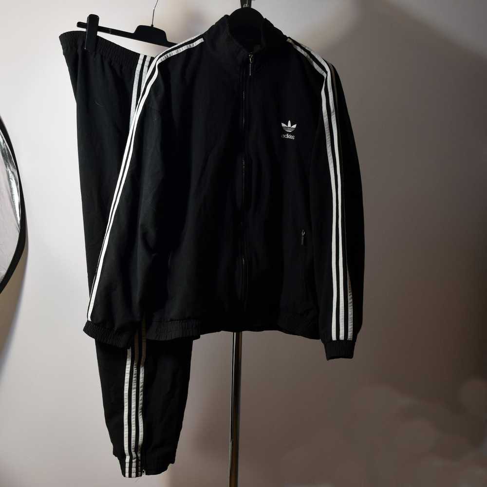 Adidas × Streetwear × Vintage 90s THREE STRIPES T… - image 2