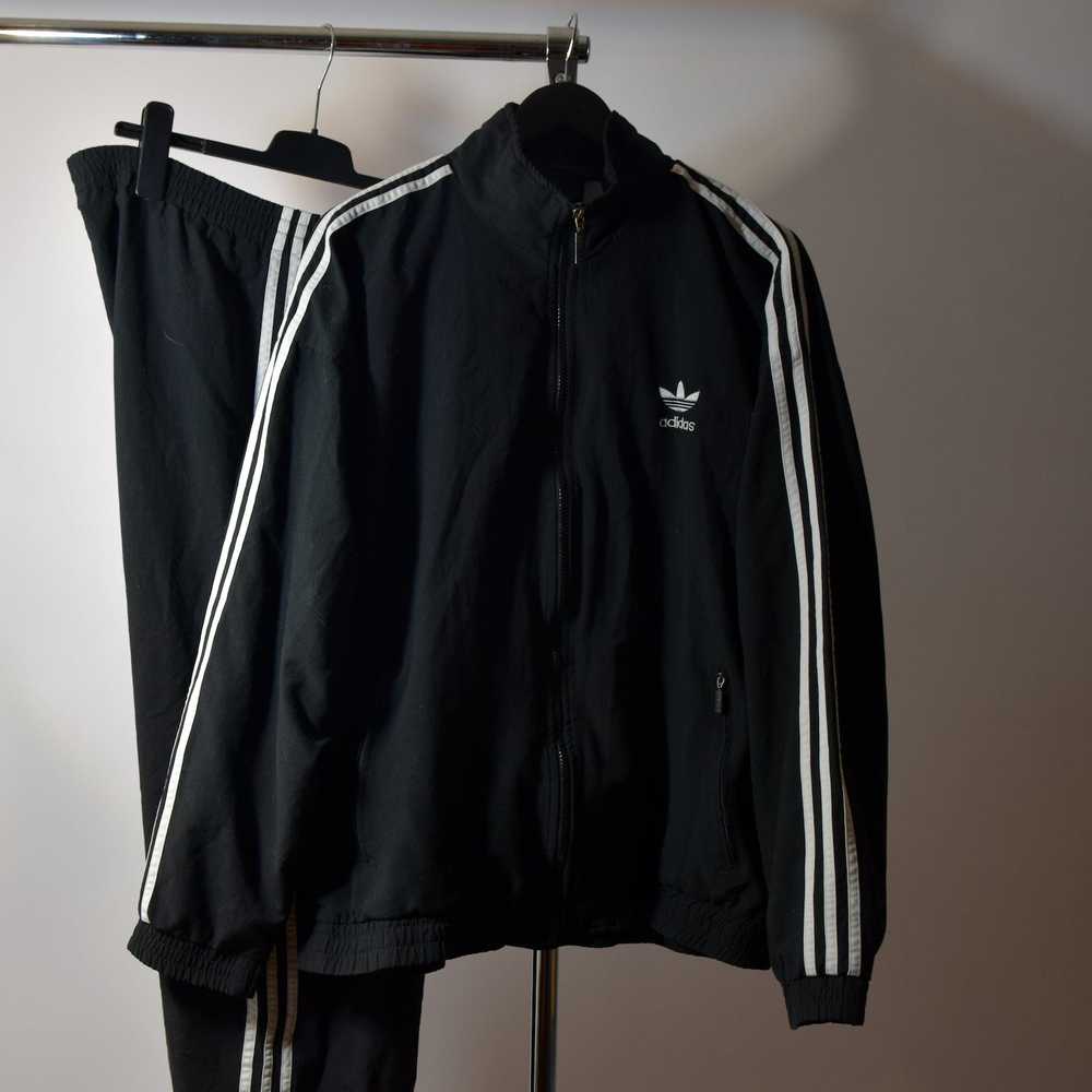 Adidas × Streetwear × Vintage 90s THREE STRIPES T… - image 4