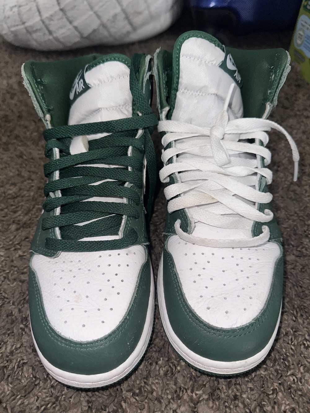 Jordan Brand × Nike Jordan 1 Hi “Gorge Green” Kids - image 3