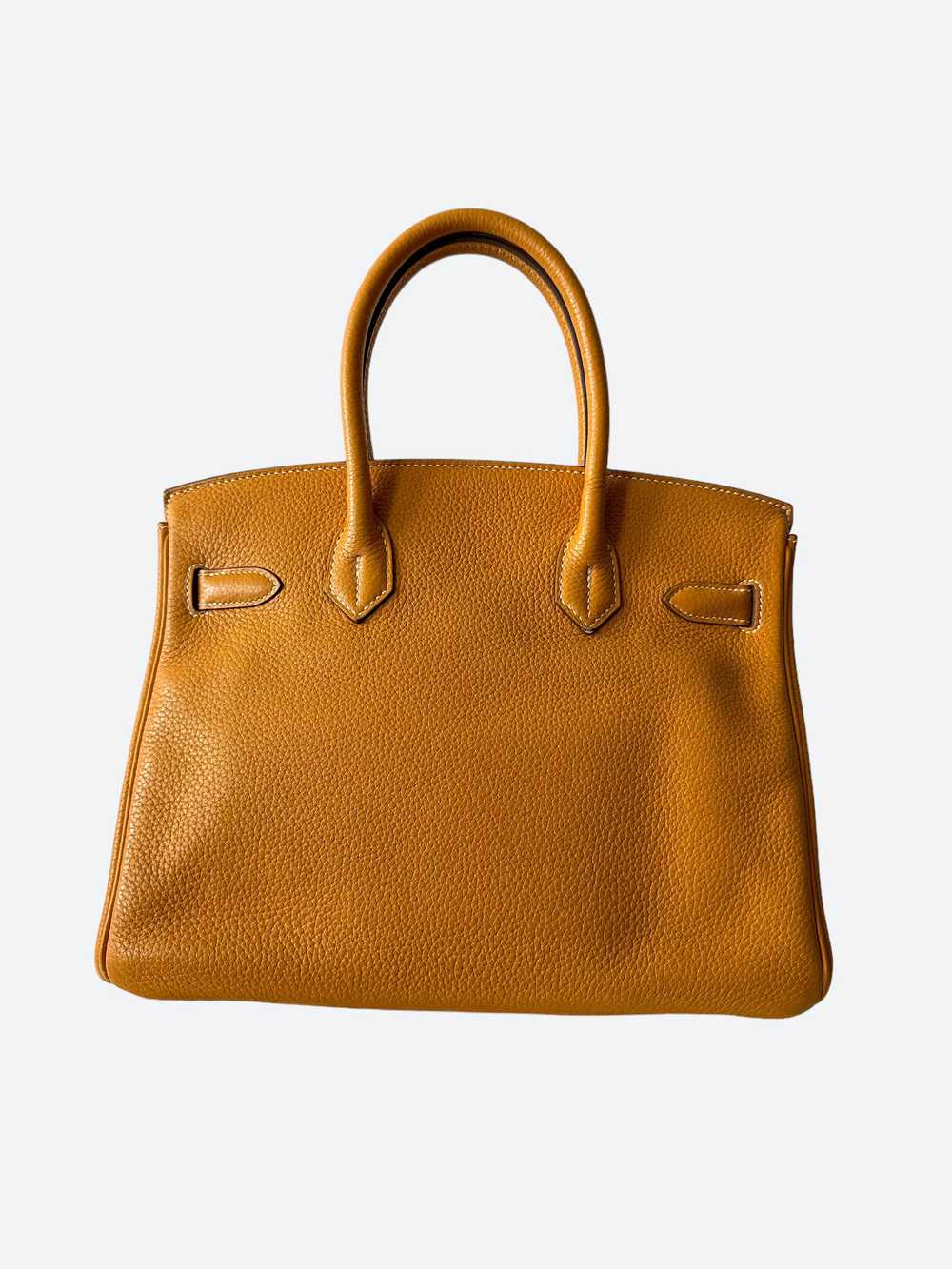 Hermes Hermès Mustard Clemence Birkin 30 - image 3