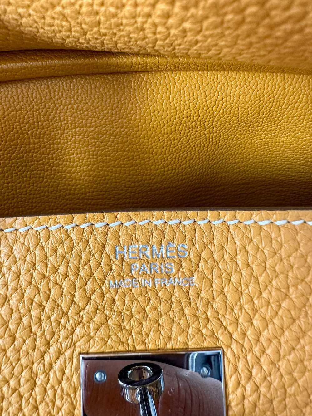 Hermes Hermès Mustard Clemence Birkin 30 - image 9