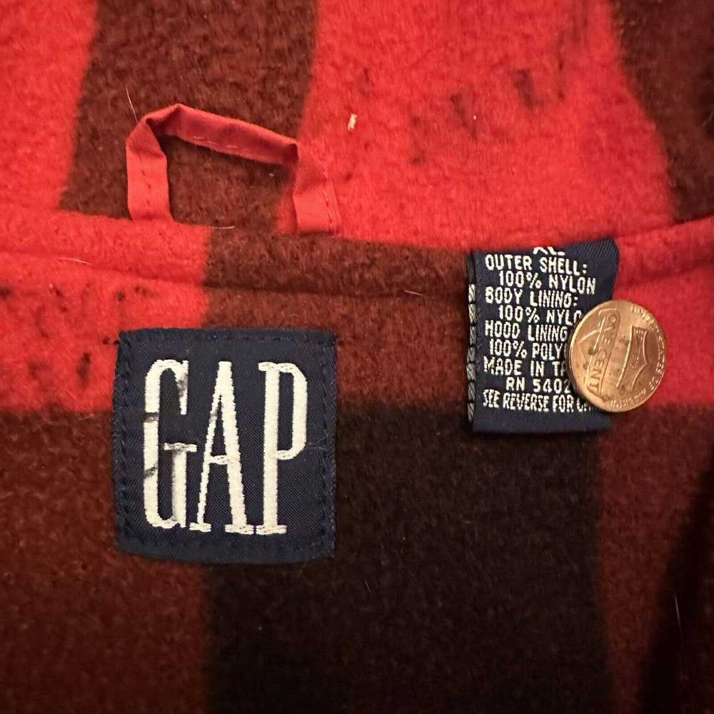 Gap × Streetwear × Vintage Vintage 90s GAP Red Pl… - image 4