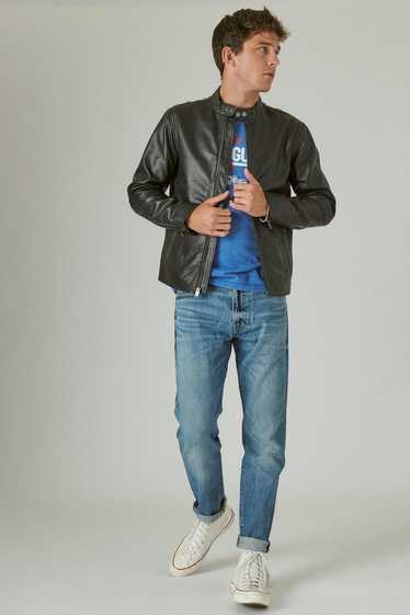 Lucky Brand Leather Bonneville Jacket