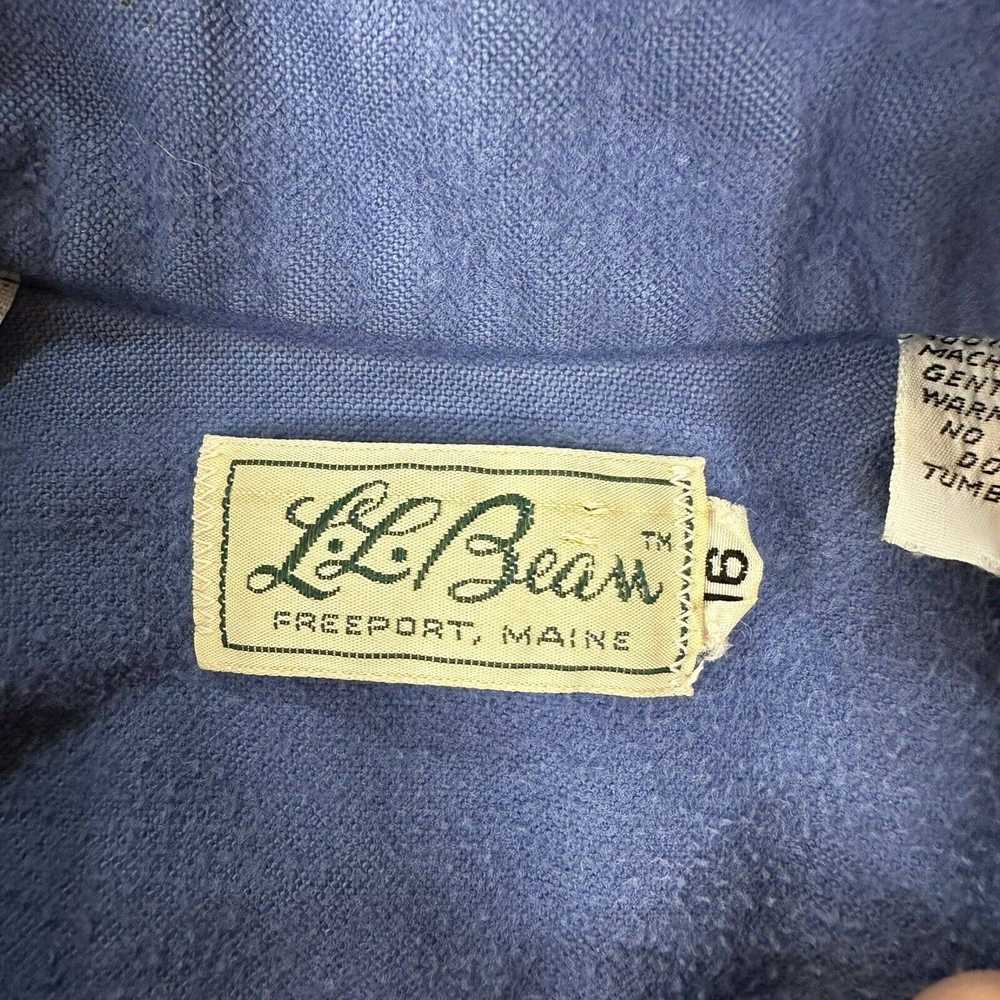 L.L. Bean L.L Bean Button Down Shirt Size 16 Vint… - image 7