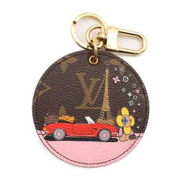 Authentic LOUIS VUITTON MP2715 Portocle Squared LV Keychain Charm Keyring  no box