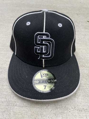 NEW ERA CAPS San Diego Padres Retro Script Fitted Hat 60417778 - Shiekh