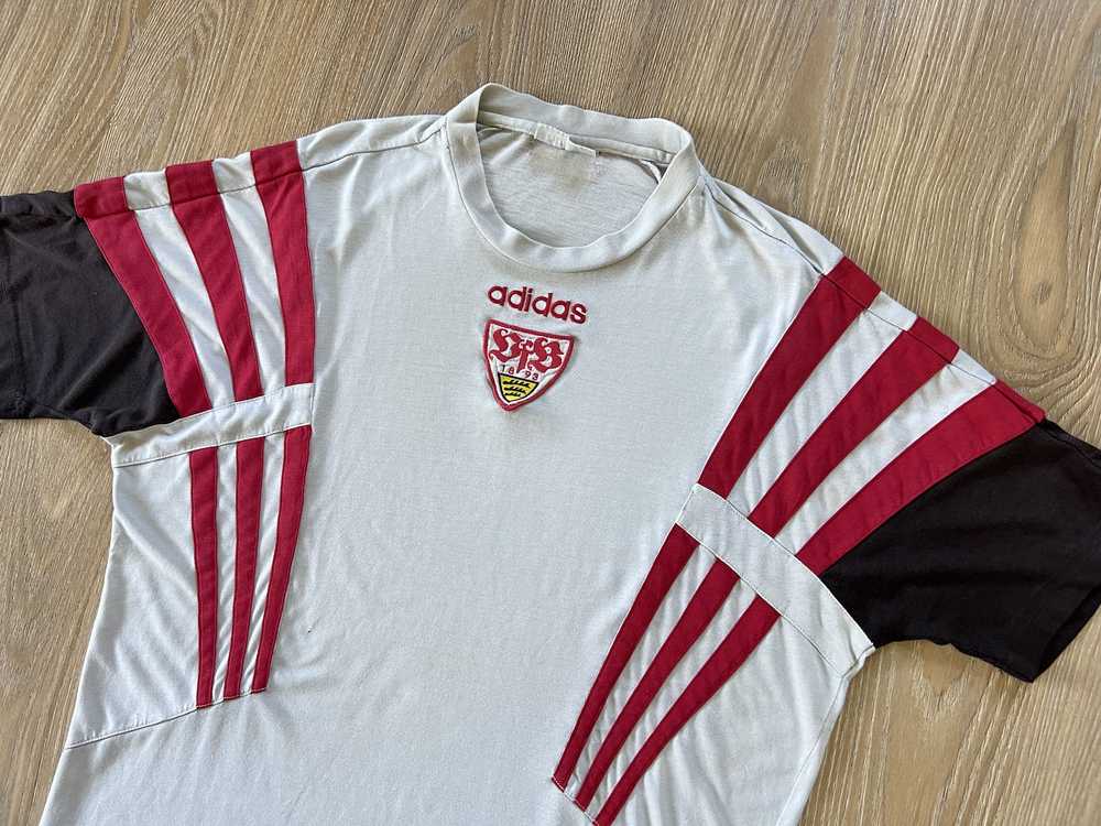 Adidas × Soccer Jersey × Vintage Rare Adidas Stut… - image 4