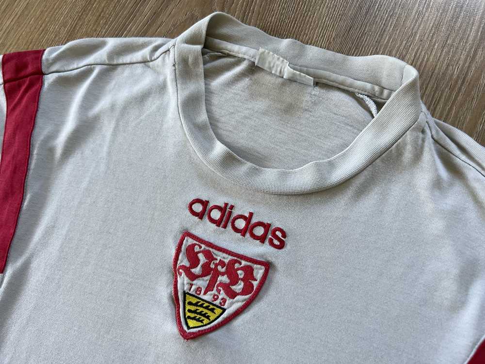 Adidas × Soccer Jersey × Vintage Rare Adidas Stut… - image 5