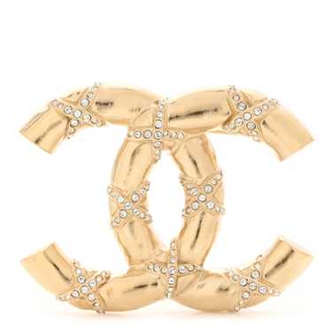 Chanel gold crystal cc - Gem