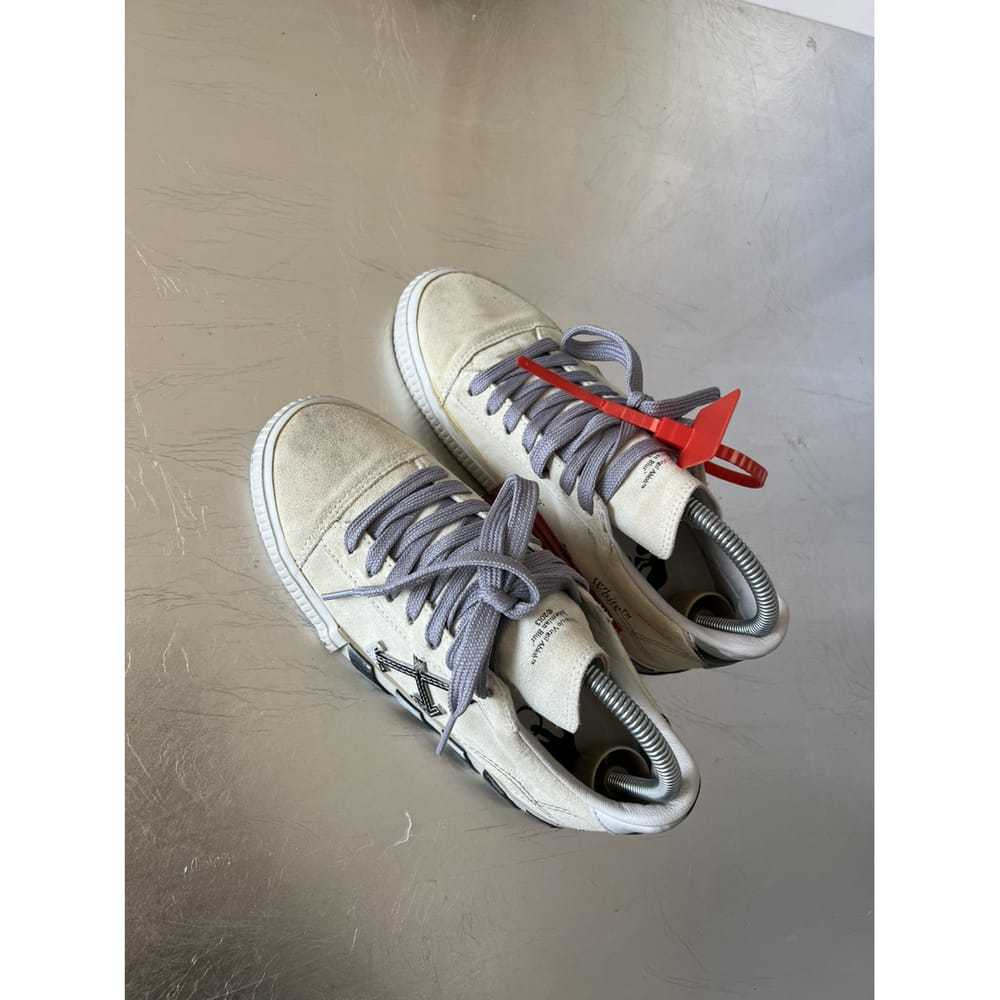 Off-White Vulcalized leather trainers - image 3