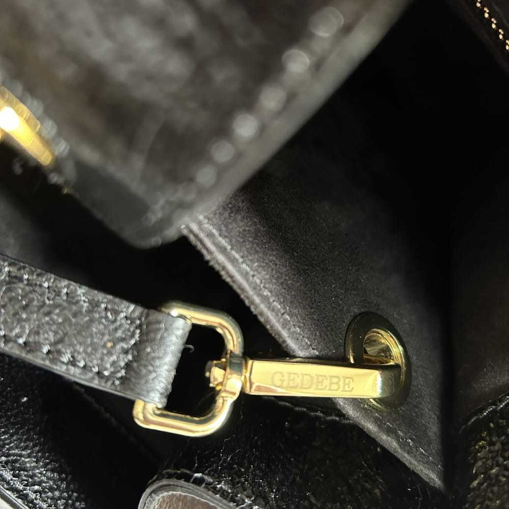 Gedebe Leather handbag - image 6