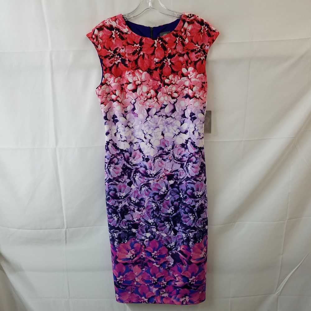 Vince Camuto Ombre Floral Print Sheath Dress Size… - image 1