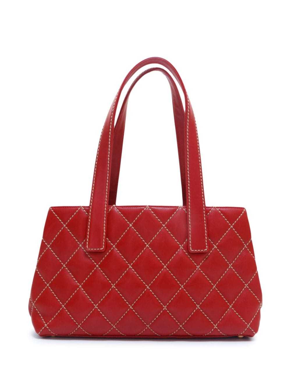 CHANEL Pre-Owned 2002 Wild Stitch tote bag - Red - image 2