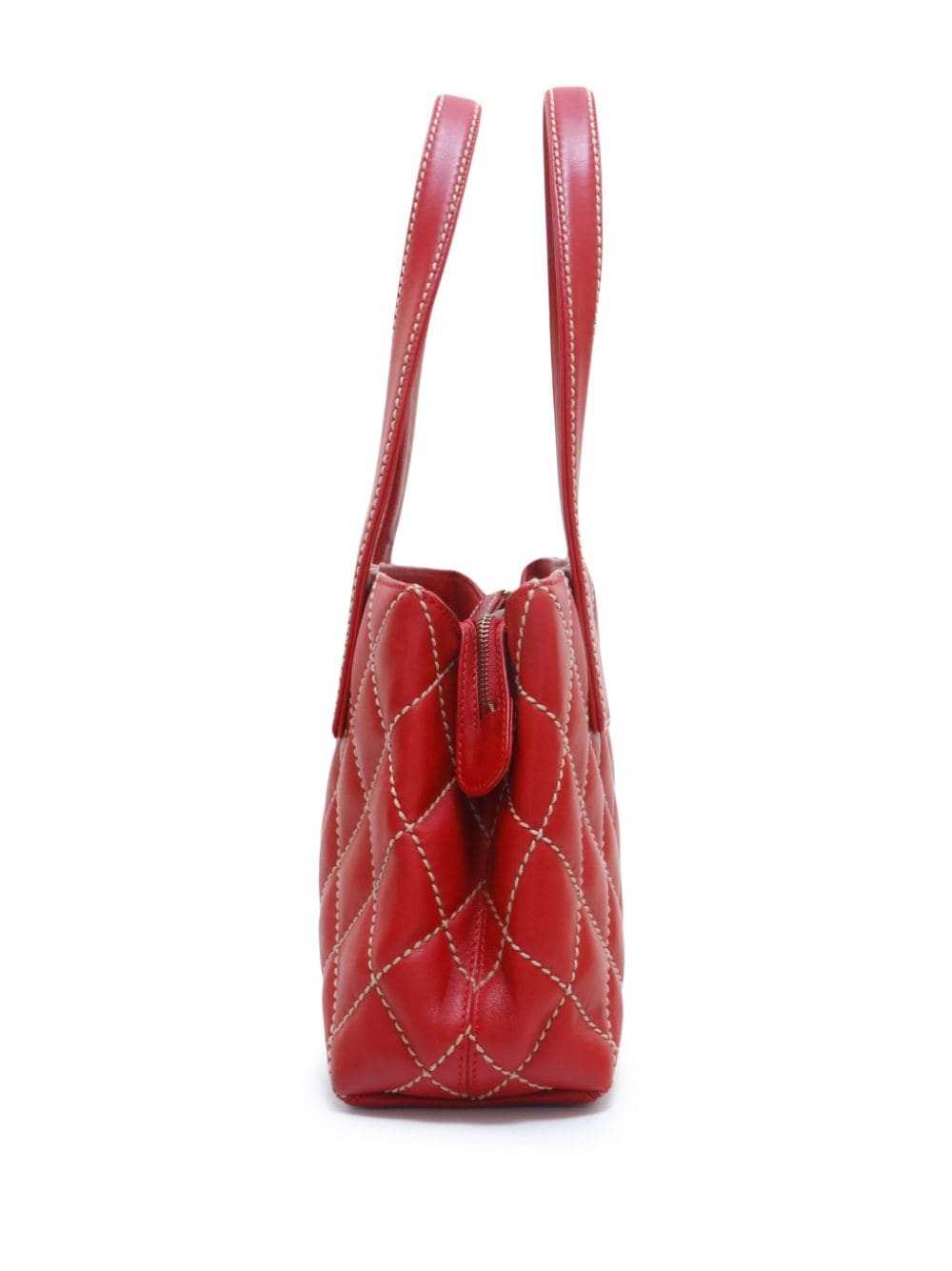 CHANEL Pre-Owned 2002 Wild Stitch tote bag - Red - image 4