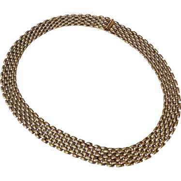 Monet Gold Tone Necklace - image 1