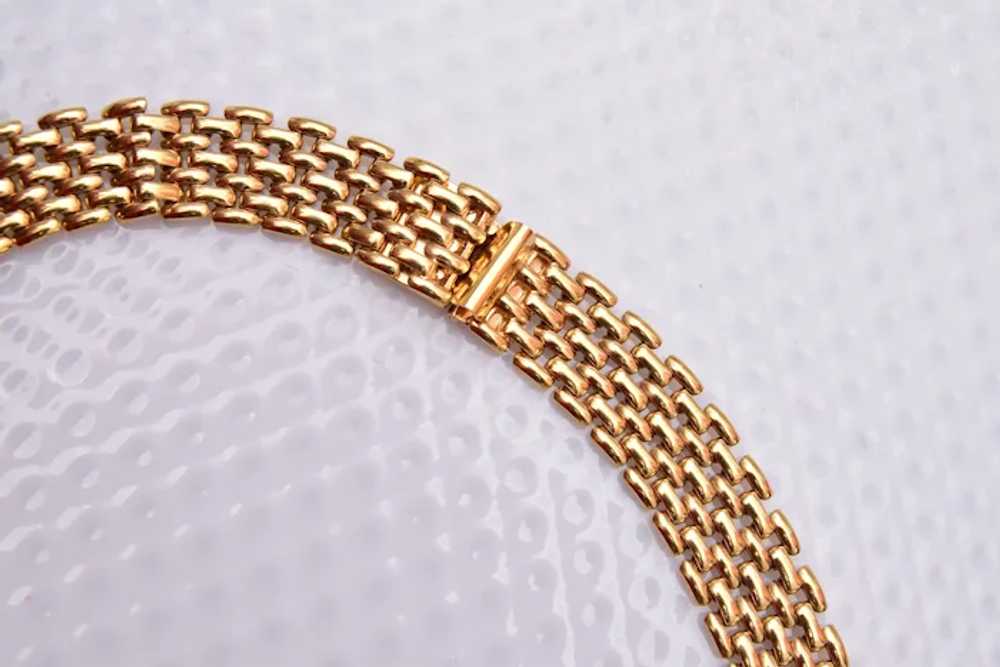 Monet Gold Tone Necklace - image 4
