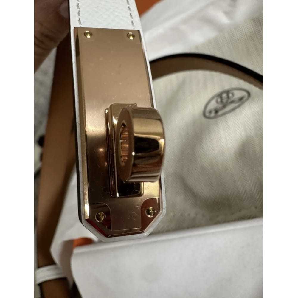 Hermès Kelly leather belt - image 10