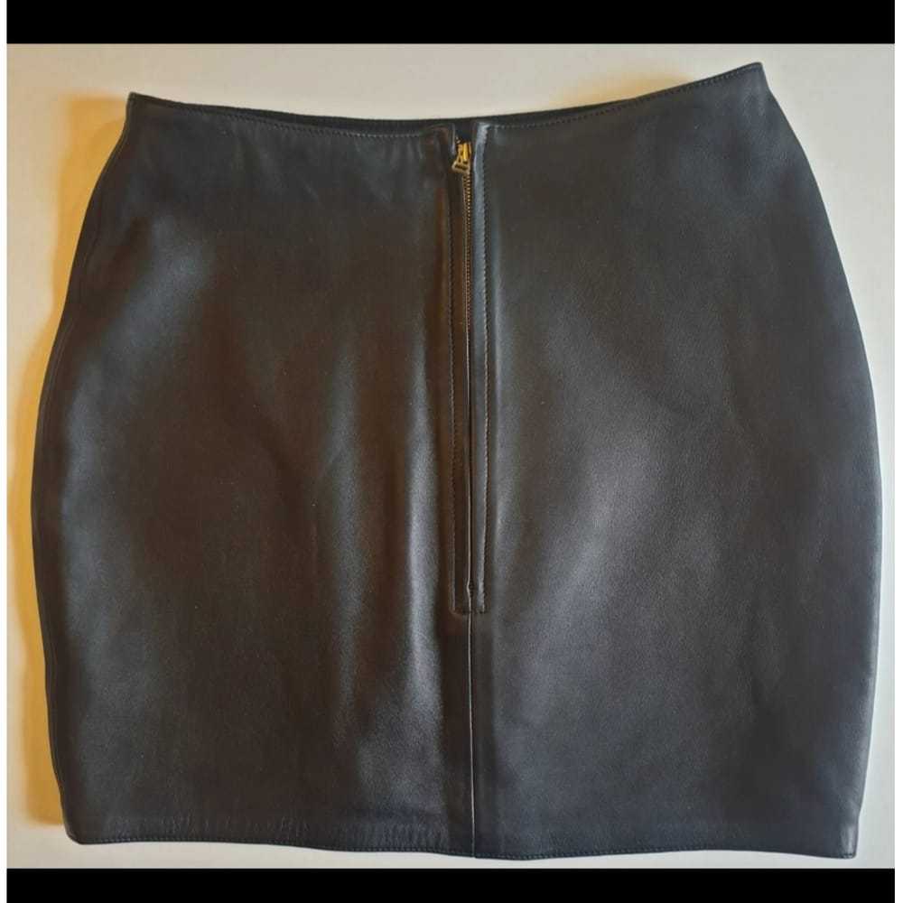 Faith Connexion Leather mini skirt - image 3