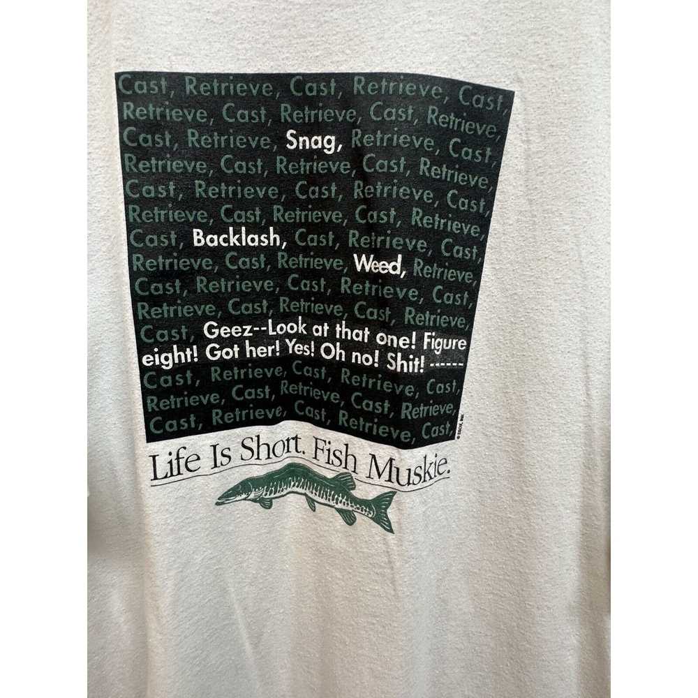 Other Vintage Men’s T-Shirt | Life Is Short Fish … - image 2