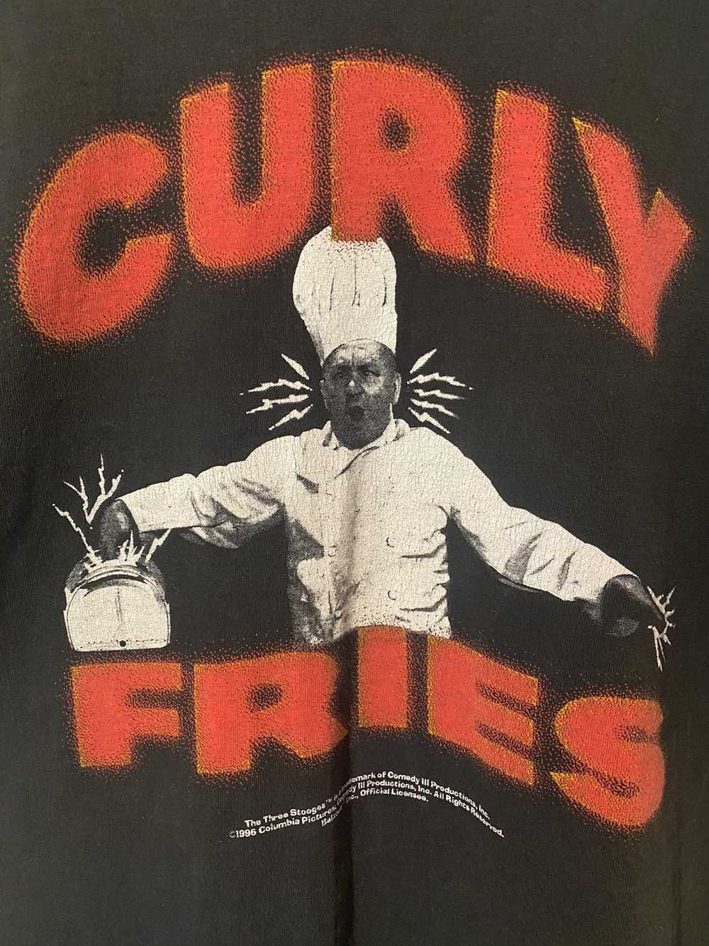 Vintage Vintage 1996 Three Stooges Curly Fries Sh… - image 2