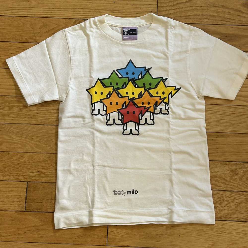 Bape Used Bape Bapesta White Tee XS - image 1