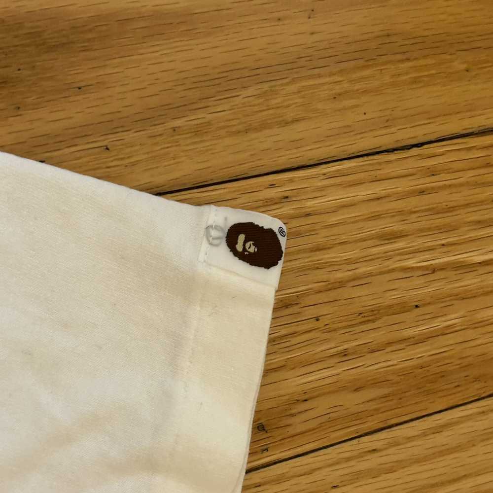 Bape Used Bape Bapesta White Tee XS - image 4