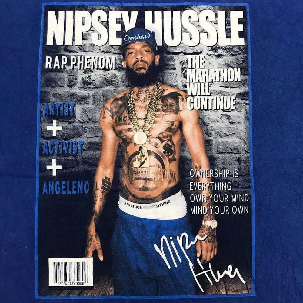 Rap Tees Nipsey hussle - image 1