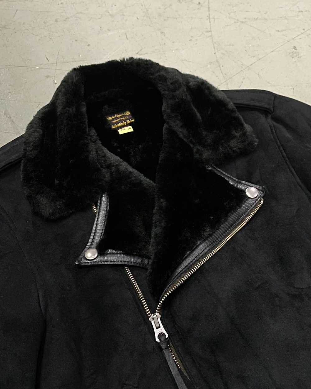 Toyo Enterprises Fake Leather Grizzly Biker Jacke… - image 2