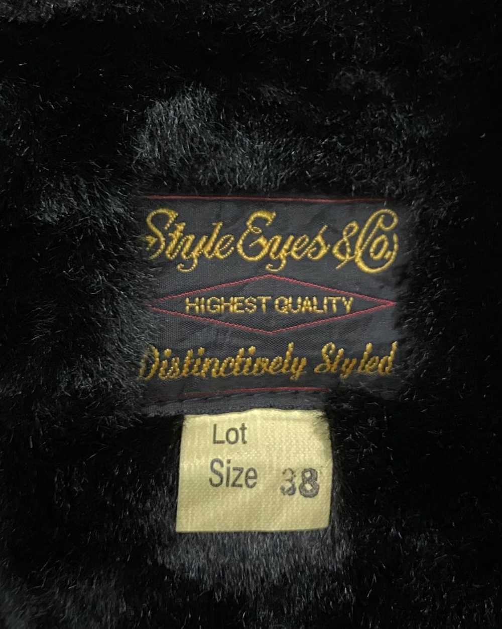 Toyo Enterprises Fake Leather Grizzly Biker Jacke… - image 4